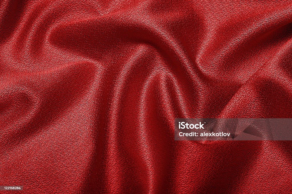 Pano vermelho textura - Royalty-free Algodão Foto de stock