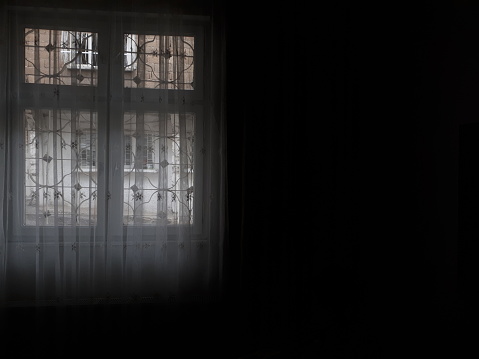 Dark room and windows