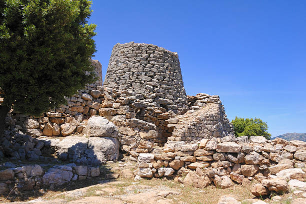 nuraghi - nuragic foto e immagini stock