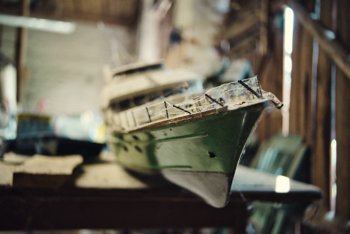 Dust, Toy, Toy Boat, Germany, Old-fashioned, Yacht, ship,, Flea market, childhood, fun,