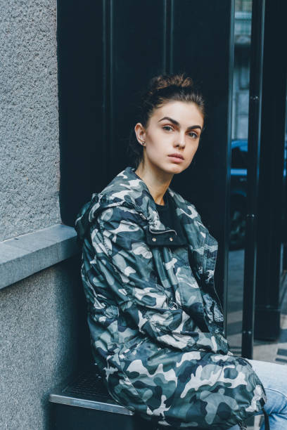 istock Lady wearing stylish clothes 1221595950