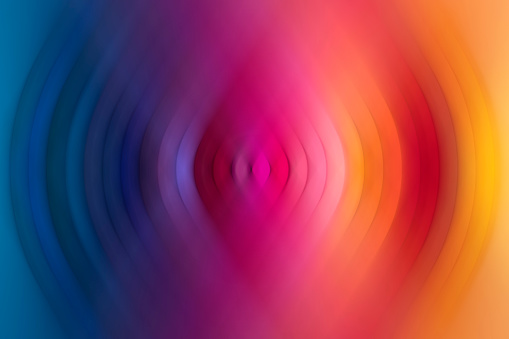 Colorful abstraction of vibration