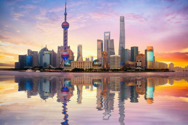 istock Shanghai city skyline 1221597553