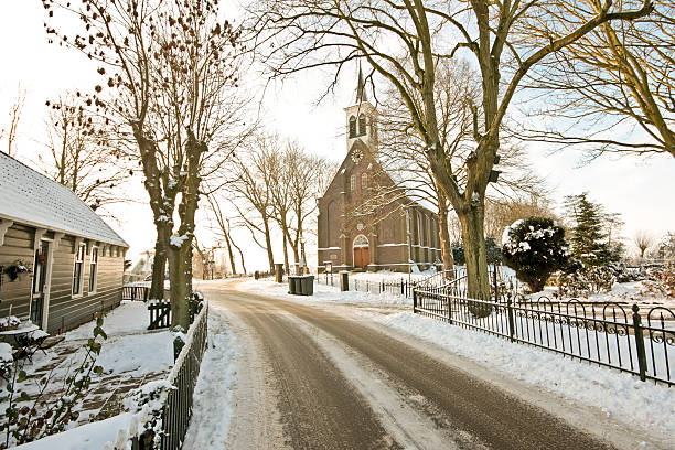 istock Late medieval church in the countryside from Netherlands 122160102