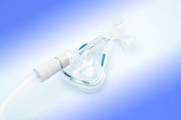 istock medical mask to support breathing. 1221602126