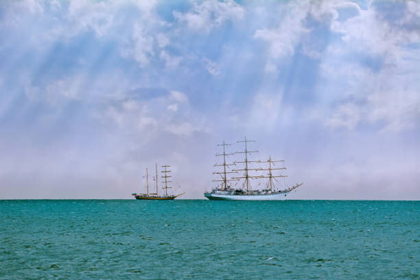istock Sailing Ship in the Sea 1221603488