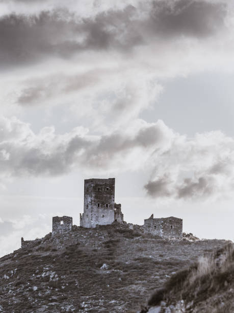 istock Stone old tower house on Mani, Greece. 1221603742