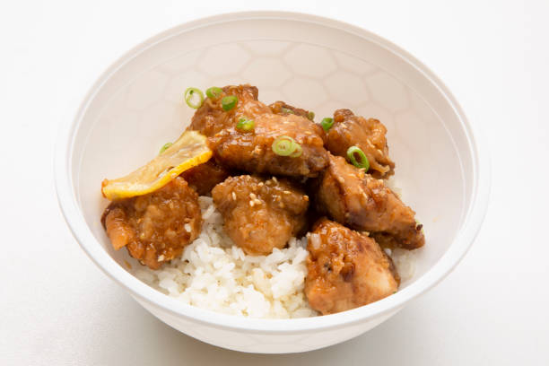 istock Sticky Chinese Lemon Chicken 1221605068