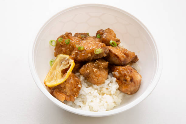 istock Sticky Chinese Lemon Chicken 1221605095