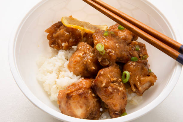 istock Sticky Chinese Lemon Chicken 1221605118