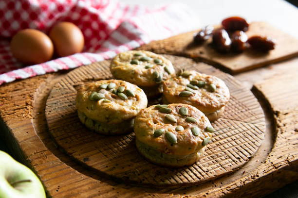 istock Salty Zucchini and curry muffins 1221609096