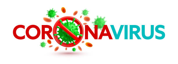 illustrazioni stock, clip art, cartoni animati e icone di tendenza di banner coronavirus 2019-ncov con segnale di stop e cellule del virus verde su sfondo bianco. fermare il concetto di epidemia di virus corona covid-19. illustrazione vettoriale eps 10 - anti bacteria