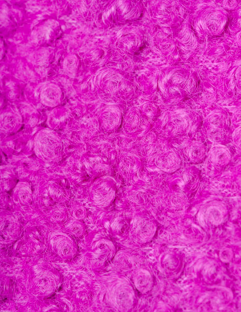 istock Pink wool fibrous fabric texture as background 1221610899