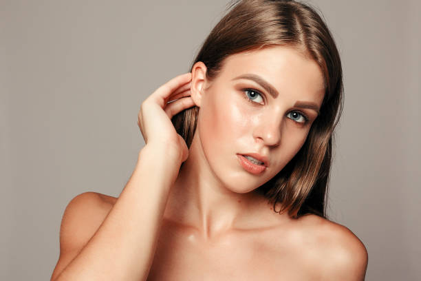 istock Beauty Woman face Portrait. 1221612890