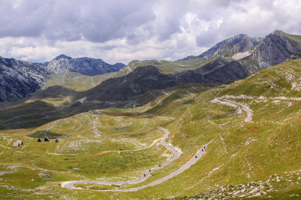 istock Durmitor Ring road landscape panorama, Montenegro 1221617276