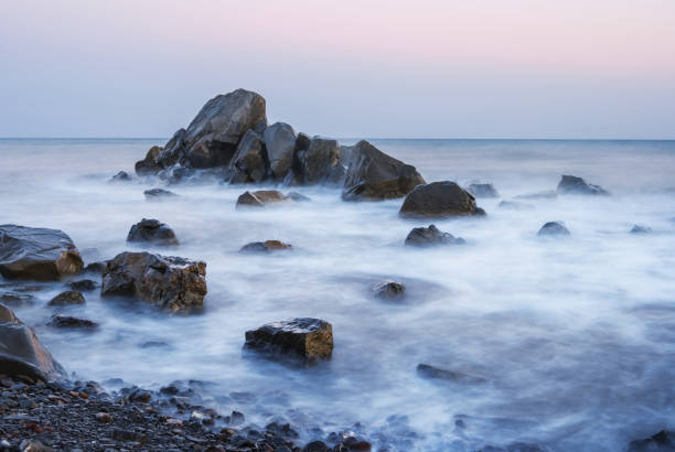 istock quiet sea coas at the early morning 1221619505