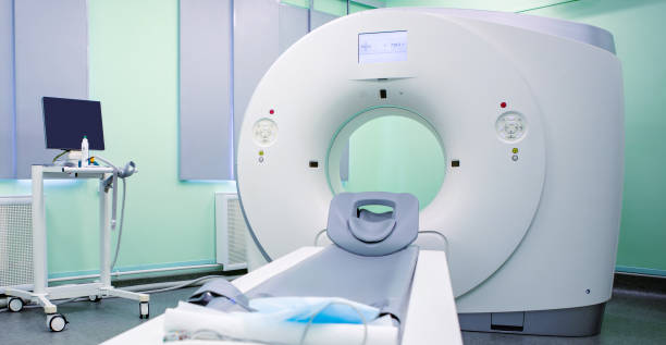 istock Complete CAT Scan System in a Hospital Environment. Magnetic resonance imaging scan. 1221620431
