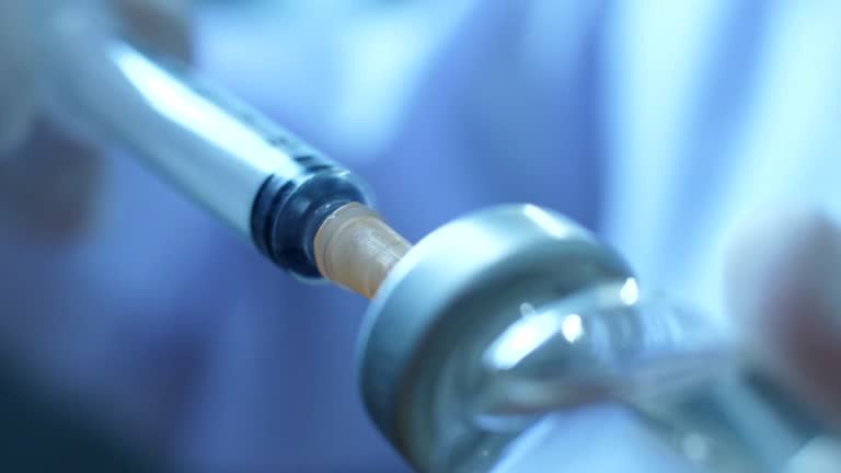 Close-up:Syringe ready for injection