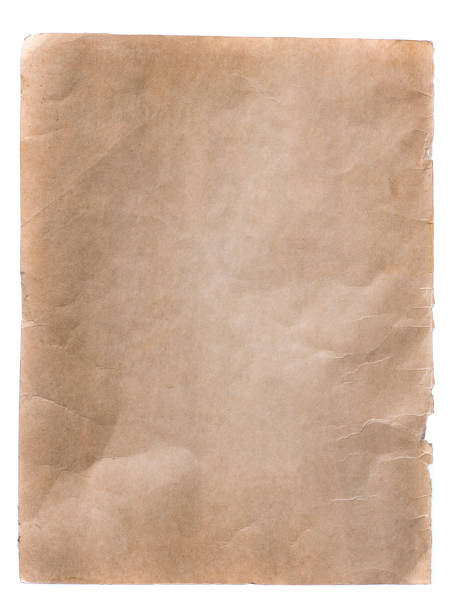 istock old faded paper on a white background 1221631340