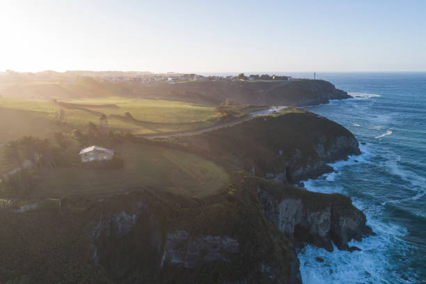 istock Cantabric Sea environment from aerial view 1221634357