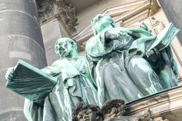 istock Statue on the facade of the Berliner Dom 1221636916
