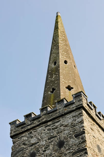 Spire on an Irish church built in the mid 1800s.