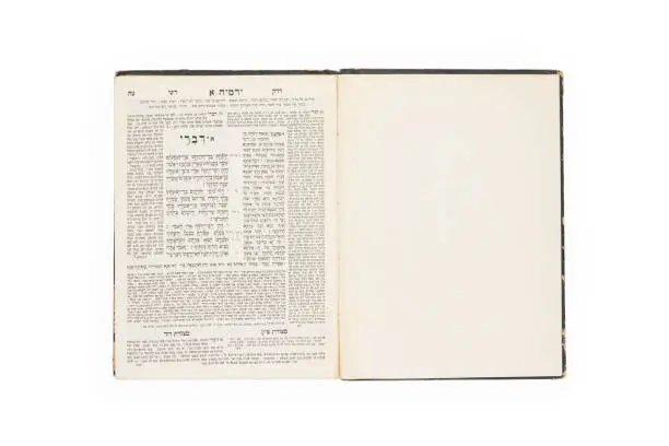 Photo of Open Hebrew bible book on Jeremiah