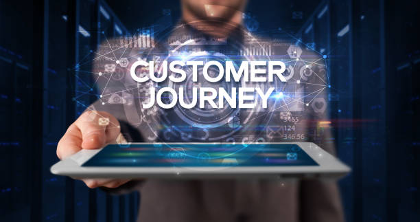 istock Person holding tablet, business concept 1221640907