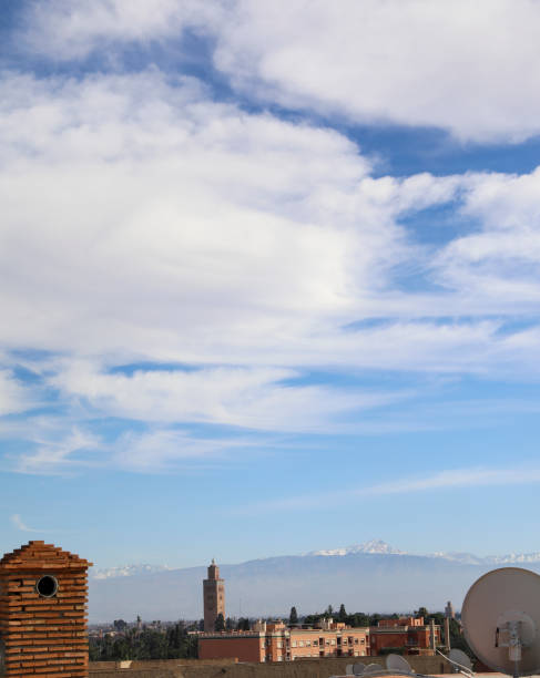 istock View of the Atlas Mountain. Marrakech Morocco. 1221641007