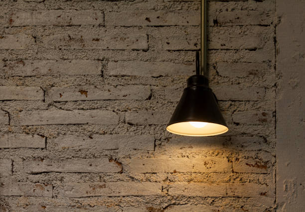 istock Vintage hang light bulb lamp 1221642365