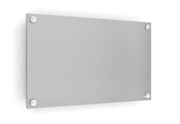istock metal plate blank wall sign signboard template 1221642366