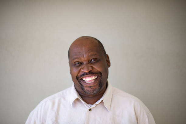 istock Senior African Male portrait smiling 1221643083