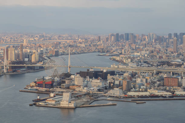 istock The skyline of Japan's second biggest city, Osaka. 1221646357