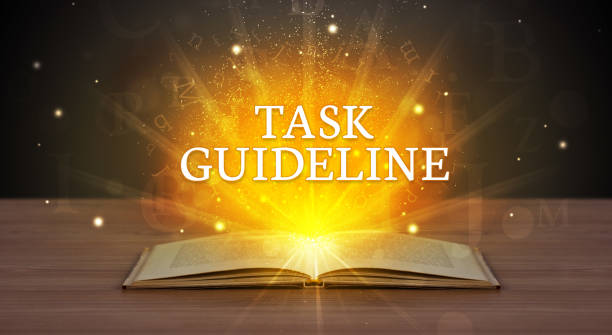 istock Educational inscription coming out from an open book 1221648034