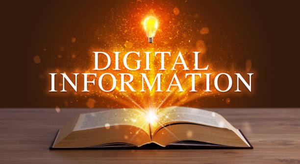 istock Educational inscription coming out from an open book 1221648176