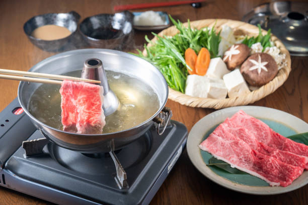 istock beef shabushabu, japanese traditional hot pod 1221649382