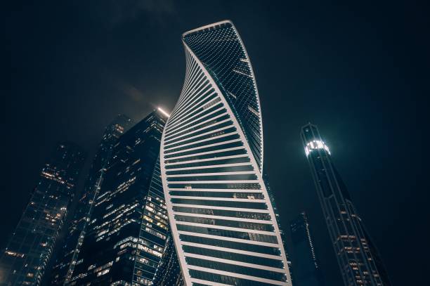 istock Moscow city at night 1221649404