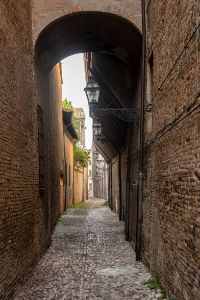 istock Old street of Forli, Emilia Romagna 1221653257