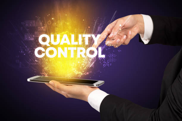 istock Close-up of a touchscreen with inscription 1221653868