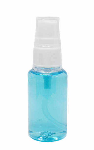 istock The Spray sanitizer in white background 1221662075
