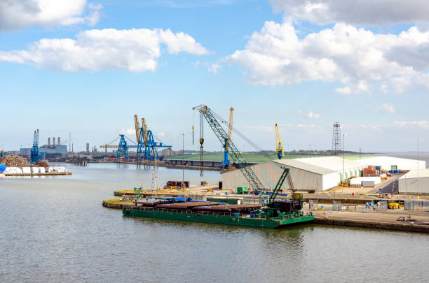 istock Port of Hull and ferry terminal 1221667251
