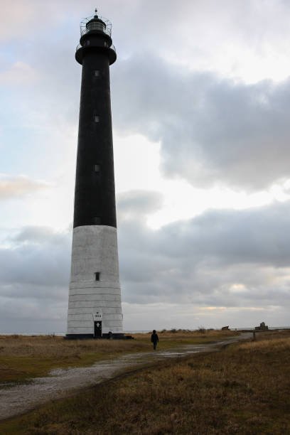 istock Estonia, 2011, December, Black and white Sorve lighthouse 1221668012
