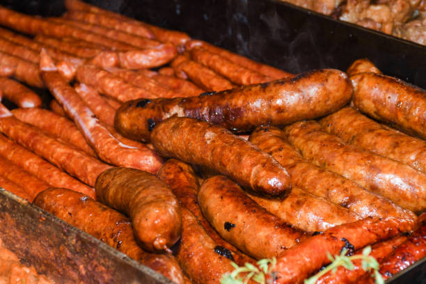 istock Assorted meat products, sausages, Beer Fest 1221668792