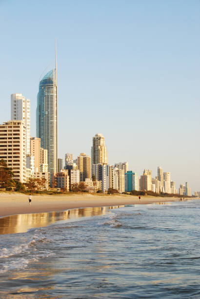 Surfers Paradise, the holiday capital of the Gold Coast, Queensland, Australia, featuring Q1 the tallest residential building in the world.