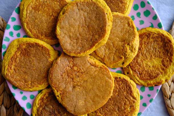 istock Homemade Pumpkin Pancakes, Delicious Breakfast 1221672512