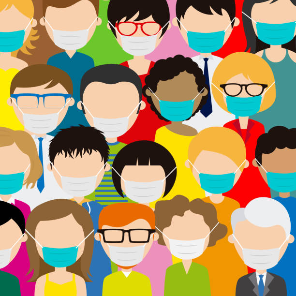 istock Novel coronavirus (2019-nCoV), people in medical face mask. 1221672556