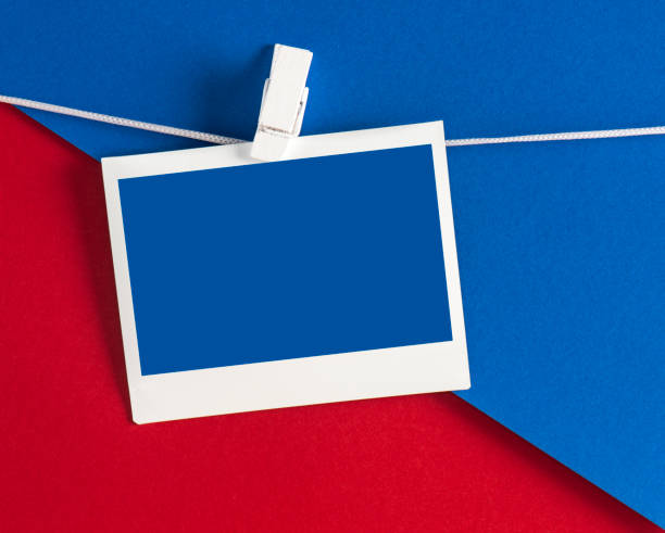 istock Blank Photo on a Clothesline 1221675053