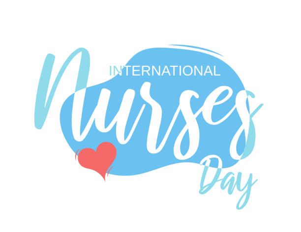 International Nurses Day card. Vector International Nurses Day card. Vector illustration. EPS10 Nurses Day stock illustrations