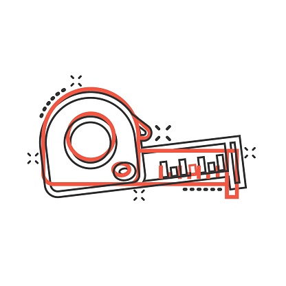 Ilustración de Icono De Cinta De Medición En Estilo Cómico Regla De Dibujos Animados Firma Ilustración Vectorial Sobre Fondo Aislado Blanco Concepto De Negocio De Efecto De Salpicadura De Medidor y más Ilustración de Icono De Cinta De Medición En Estilo Cómico Regla De Dibujos Animados Firma Ilustración Vectorial Sobre Fondo Aislado Blanco Concepto De Negocio De Efecto De Salpicadura De Medidor y más