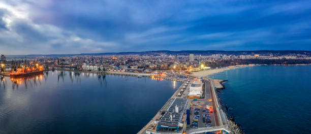 istock Amazing aerial panorama 1221686887